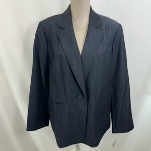 New Jones Studio Separates Gray Blazer Jacket 16W